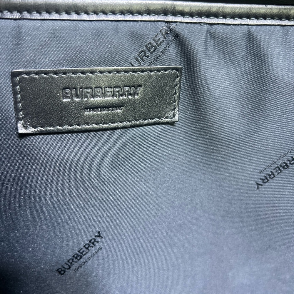 Burberry Checkered Black Backpack - image 2